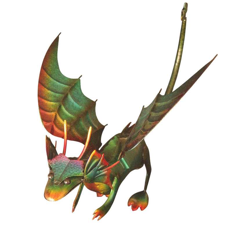 Metall Drachen Grün